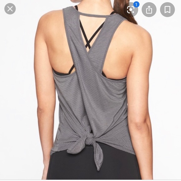 Athleta back open tie top - Picture 1 of 5